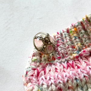 Chanel SS23 Sample Multicolor Heart Knit Sweater