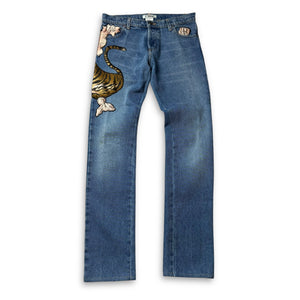 Chloe by Phoebe Philo FW03 Tiger Collage Denim