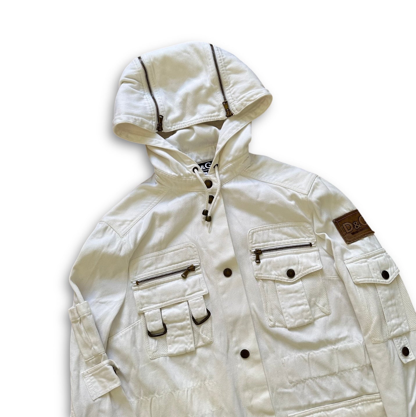 Dolce & Gabbana Cargo Bondage Zipper Jacket