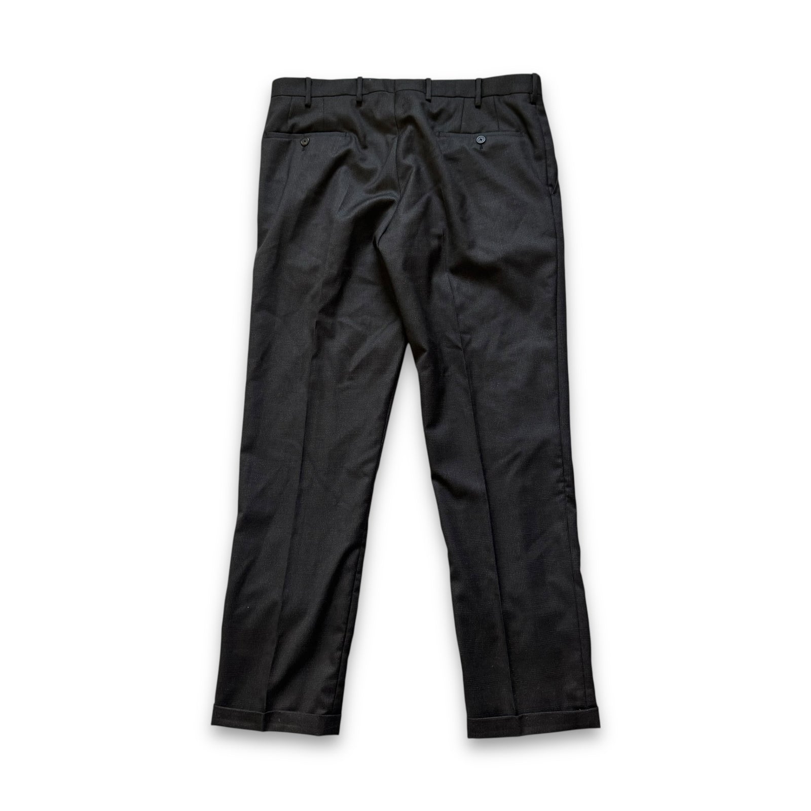 Prada AW09 Black Wool Silk Blend Pants