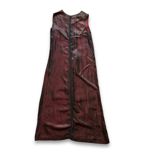 Maison Martin Margiela 1995 Blood Red Reconstructed Dress