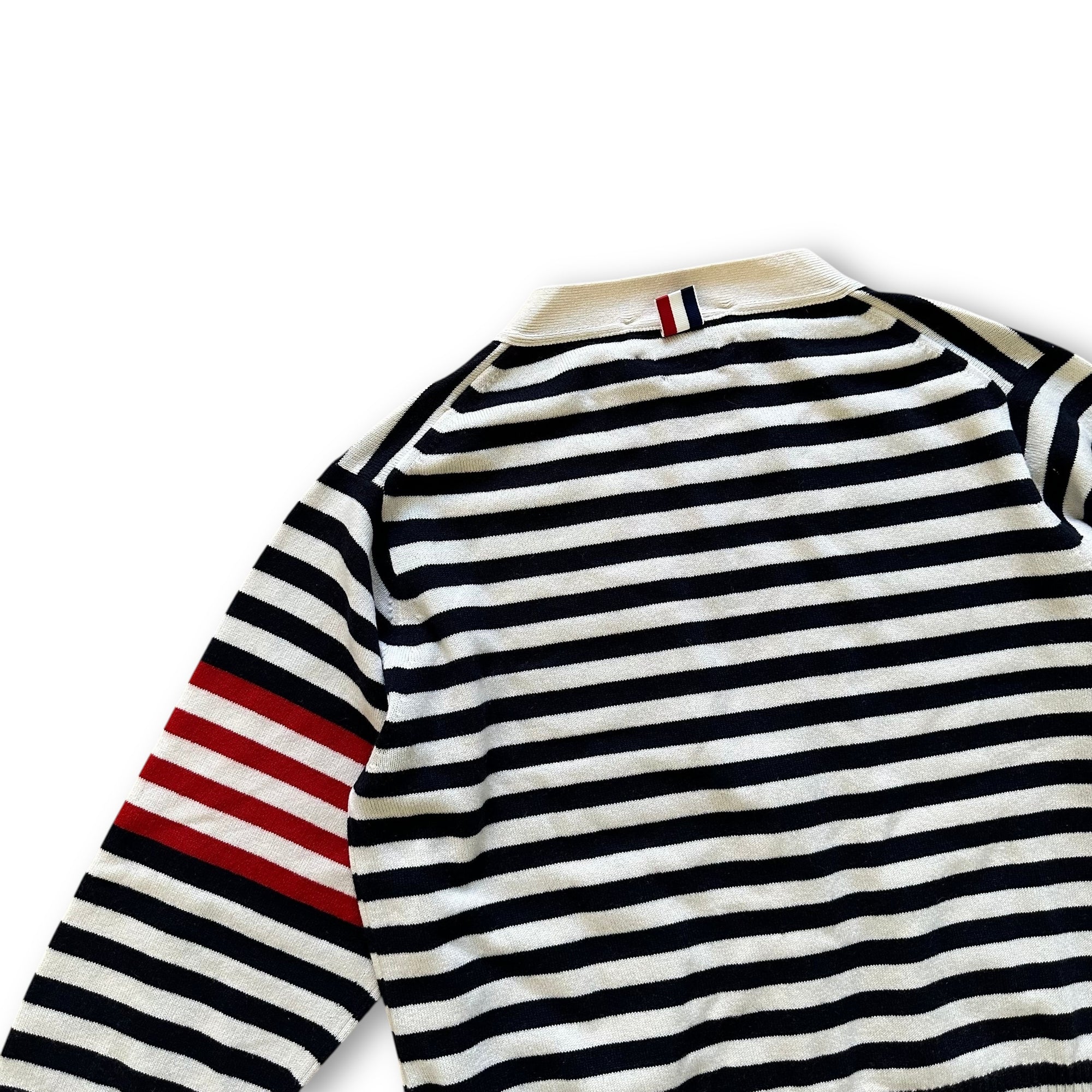 Thom Browne Striped Cashmere Cardigan