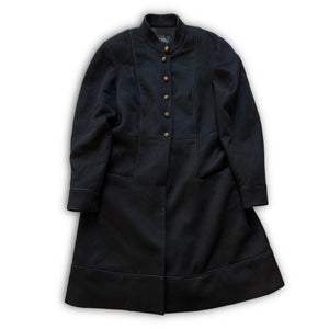 Chanel AW09 by Karl Lagerfeld Black Cashmere Coat