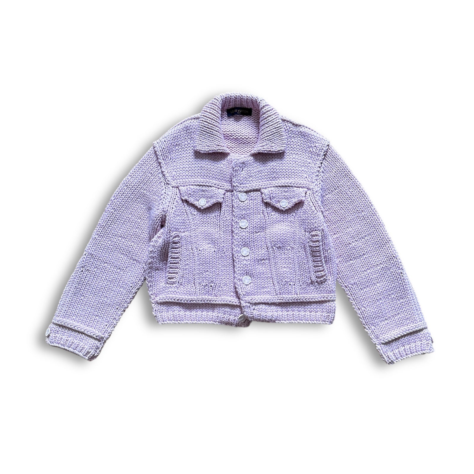 Louis Vuitton SS20 Asia Exclusive Knit Trucker Jacket