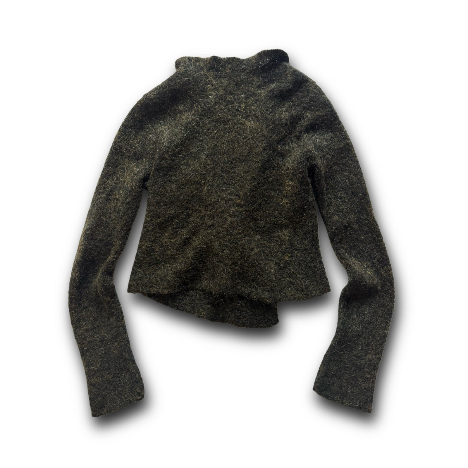 Maison Martin Margiela 90s Miss Deana Boiled Wool Cardigan