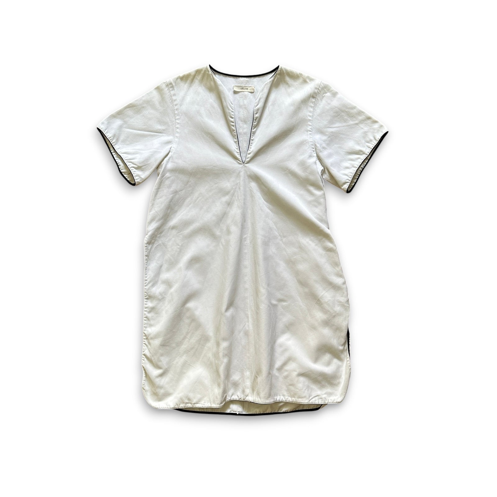 Celine by Phoebe Philo SS11 Vareuse Contrast Trimmed Dress