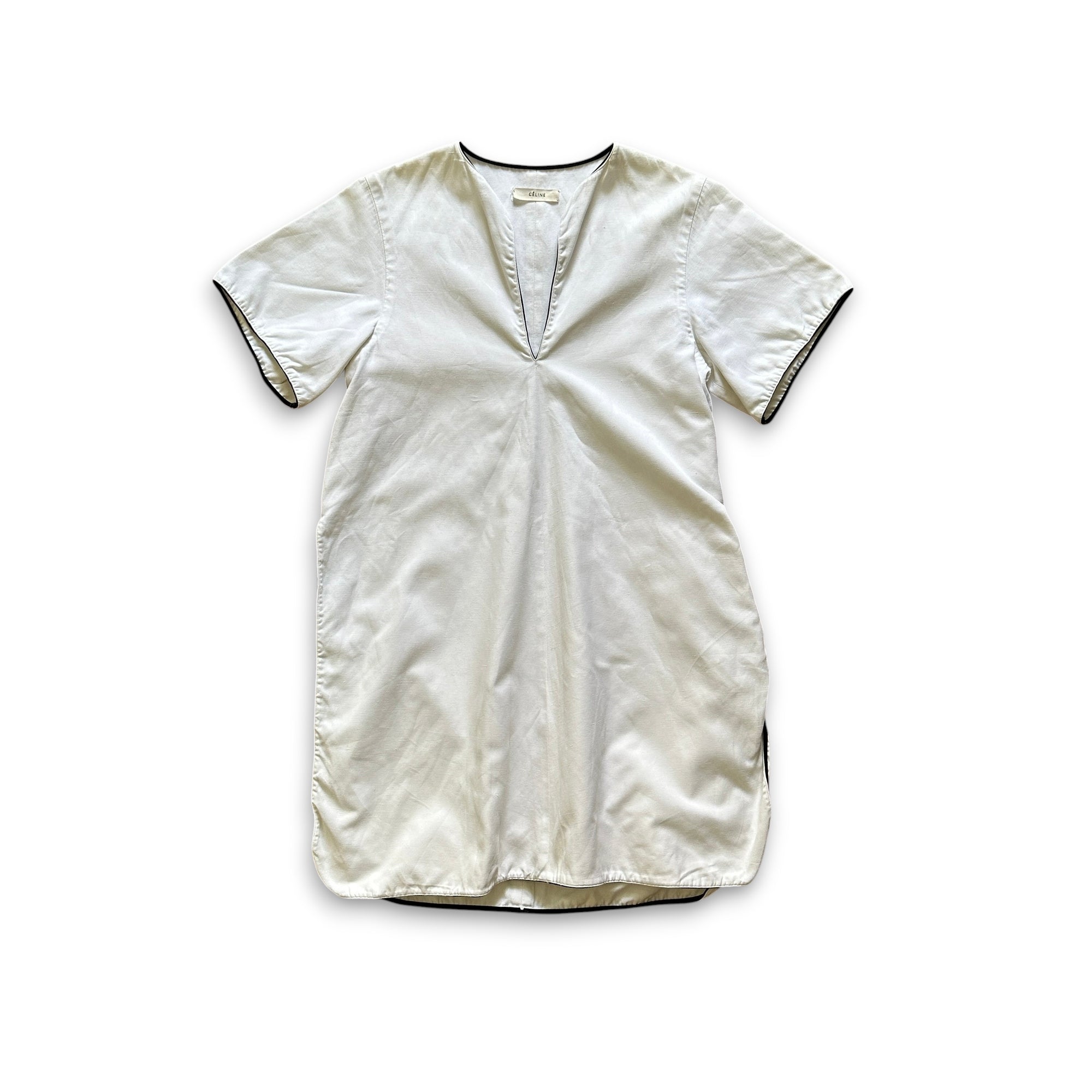 Celine by Phoebe Philo SS11 Vareuse Contrast Trimmed Dress