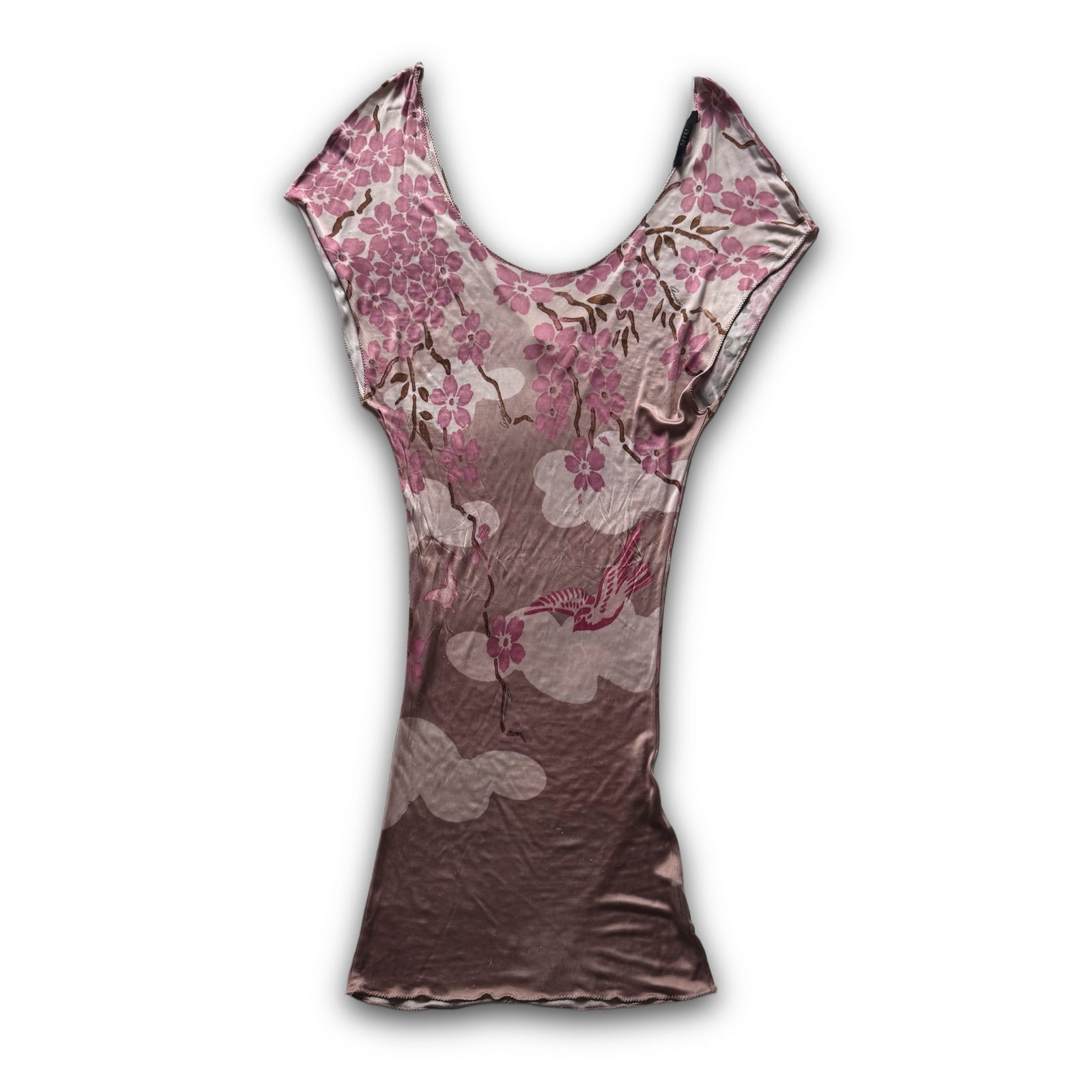 Gucci by Tom Ford SS03 Runway Cherry Blossom Dress