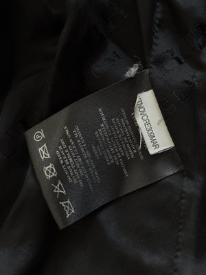 Burberry Prorsum by Christopher Bailey Belted Fur Coat