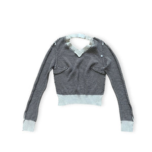 Maison Martin Margiela SS96 One Layer Front Wrap Knit Top