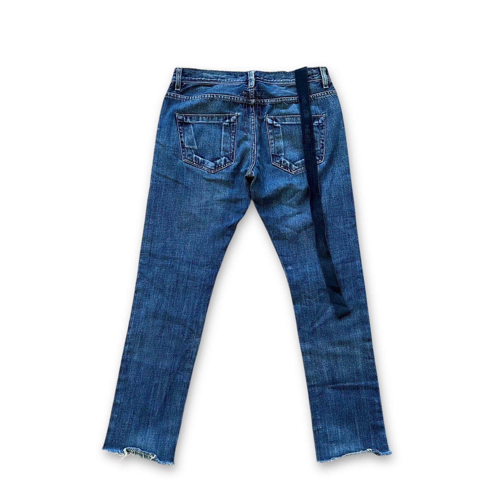 Rick Owens DRKSHDW Vintage Detroit Washed Blue Denim