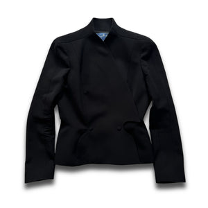 Thierry Mugler 80s Black Wool Jacket