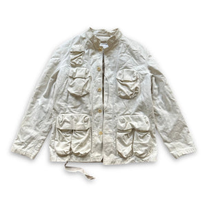 Helmut Lang SS00 White Cargo Bondage Jacket