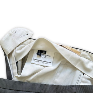 Carol Christian Poell FW97 Rubberized High Waist Denim Pants