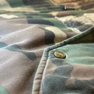 Raf Simons AW01 ‘Riot Riot Riot’ Camouflage Patch Bomber Jacket