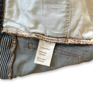 Balmain FW11 Decarnin Washed Blue Biker Denim