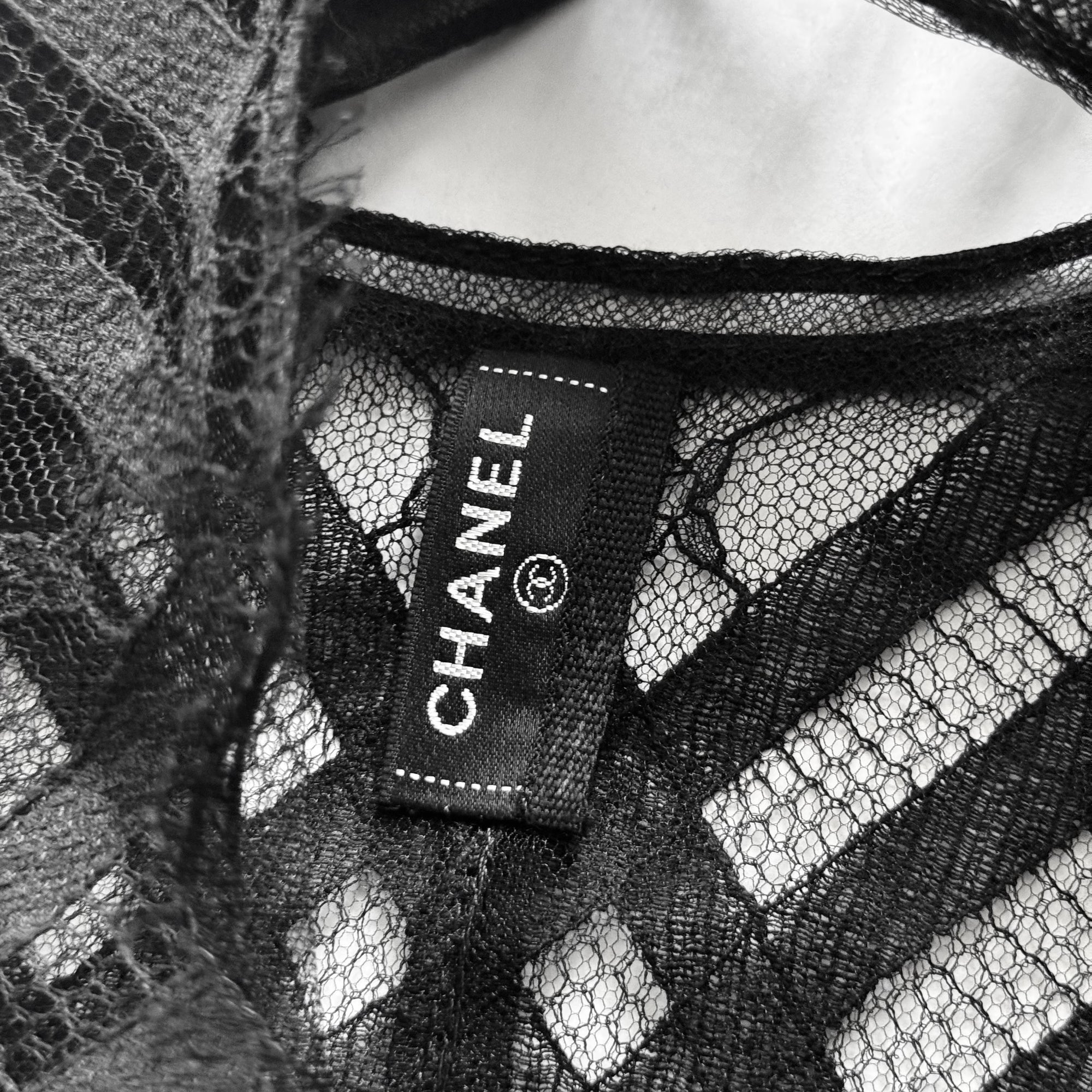 Chanel 2025 Sample Lace Bustier Top