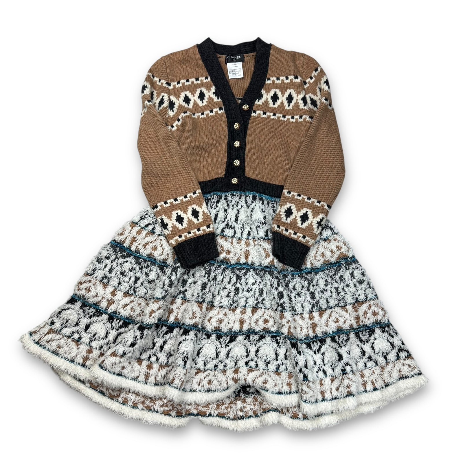 Chanel 2024 Wool Dress Combo Runway Sample