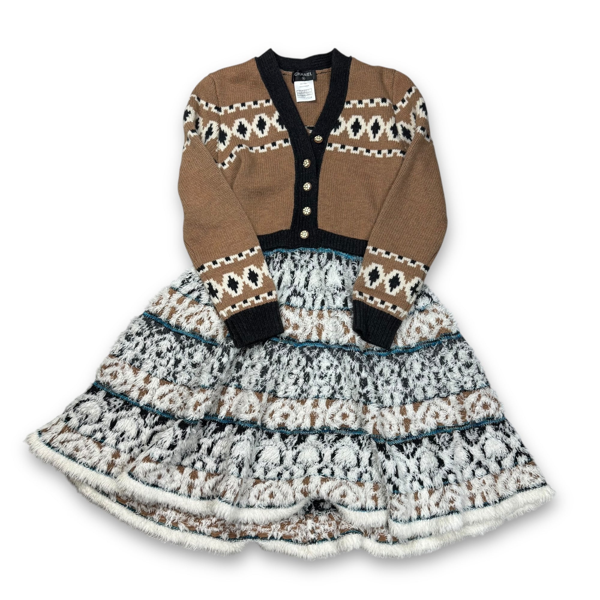 Chanel 2024 Wool Dress Combo Runway Sample