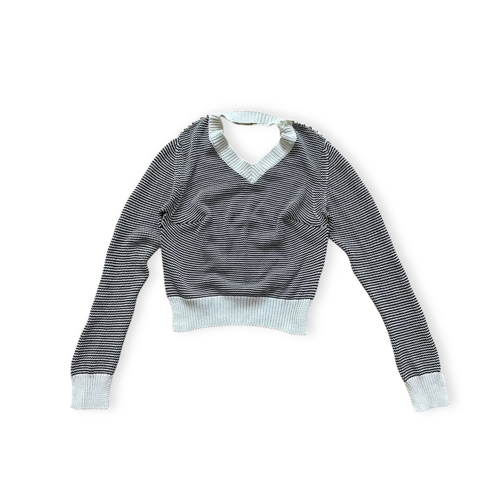 Maison Martin Margiela SS96 One Layer Front Wrap Knit Top