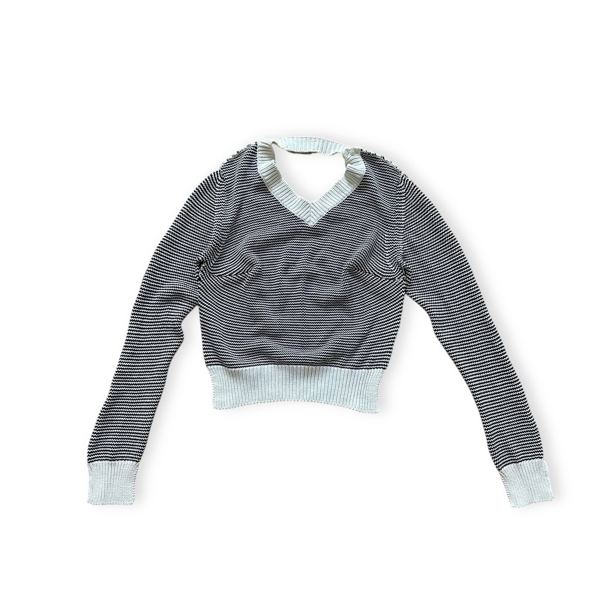 Maison Martin Margiela SS96 One Layer Front Wrap Knit Top