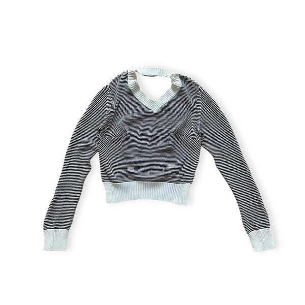 Maison Martin Margiela SS96 One Layer Front Wrap Knit Top - Ākaibu