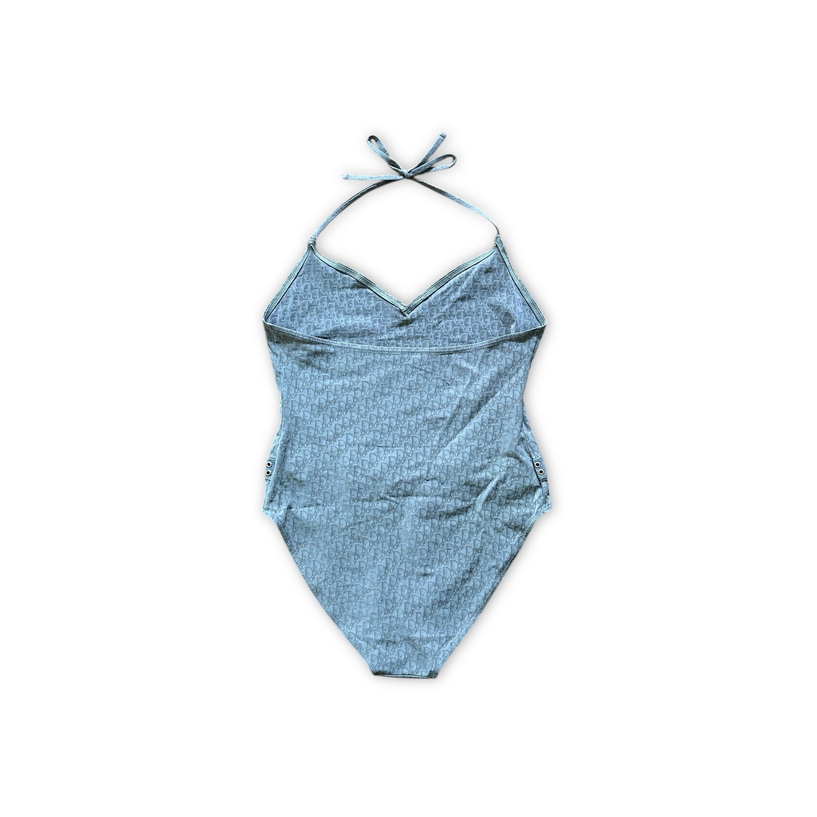 Christian Dior by John Galliano 2000s Belted Monogram Swimsuit