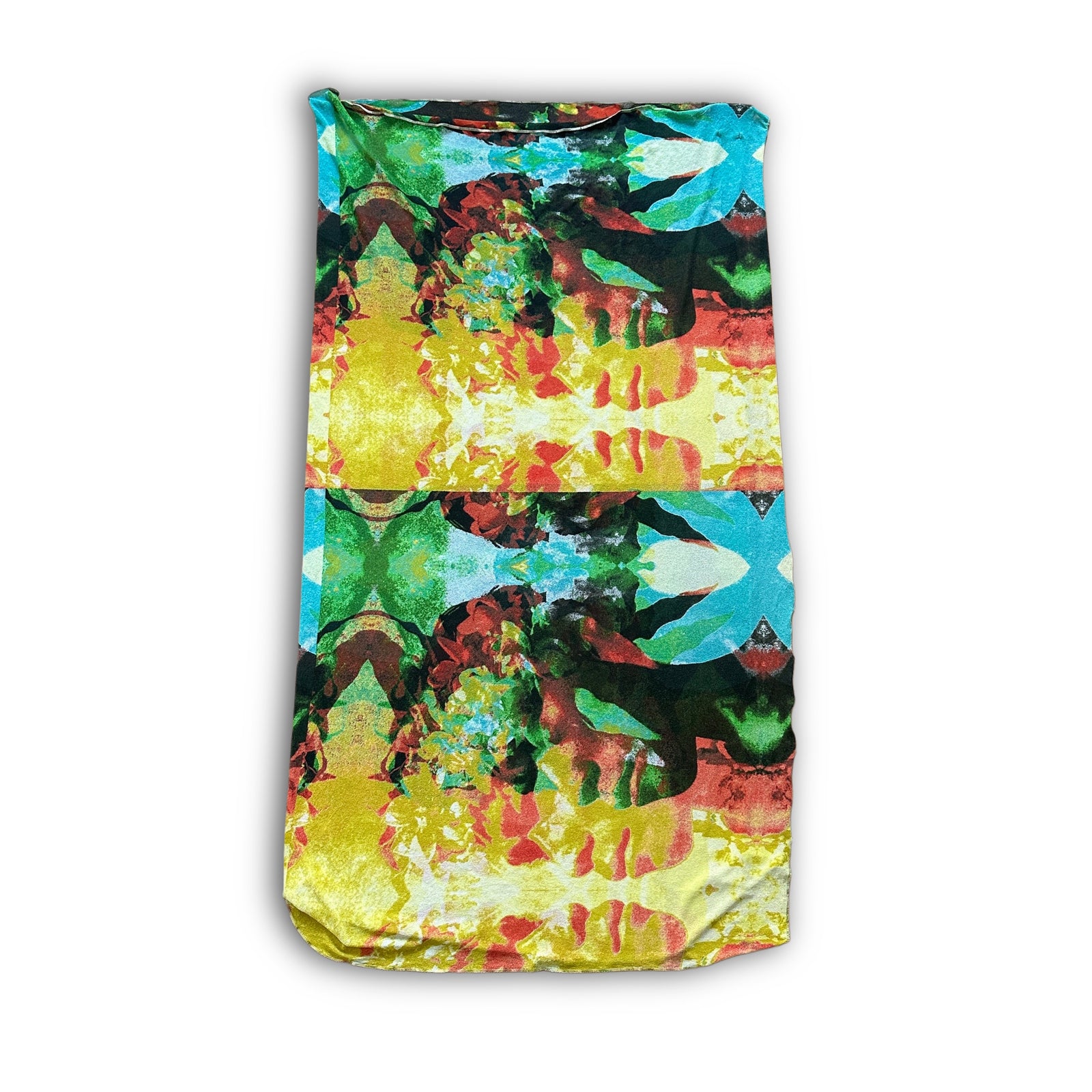 Jean Paul Gaultier SS00 Psychedelic Pareo Dress