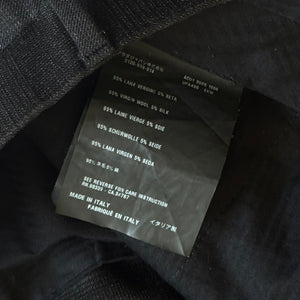 Prada AW09 Black Wool Silk Blend Pants