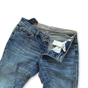 Rick Owens DRKSHDW Vintage Detroit Washed Blue Denim