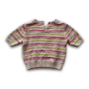 Chanel SS23 Sample Multicolor Heart Knit Sweater
