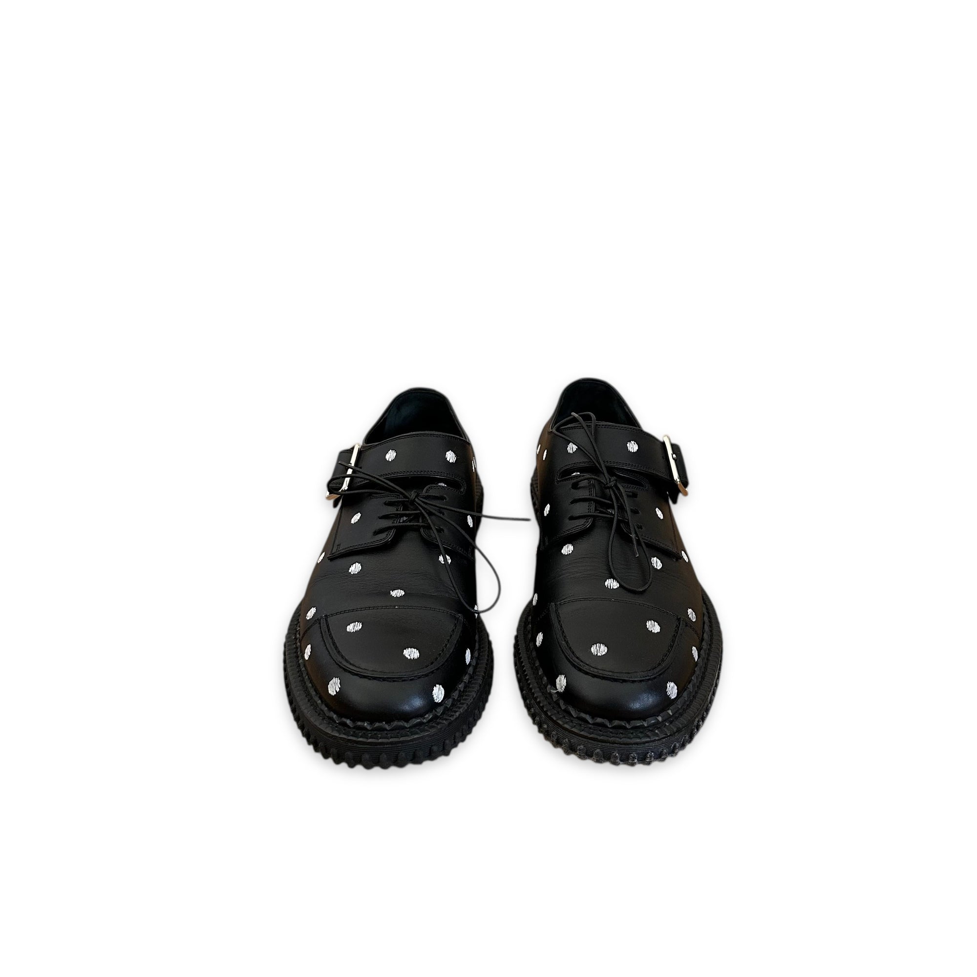 Dior Homme FW14 Polka Dot Embroidered Derbies
