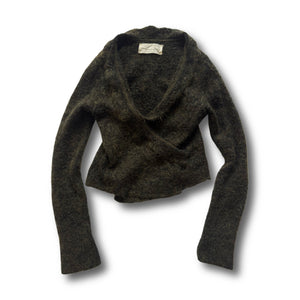 Maison Martin Margiela 90s Miss Deana Boiled Wool Cardigan