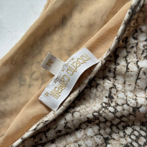 Roberto Cavalli 2000s Snakeskin Dress