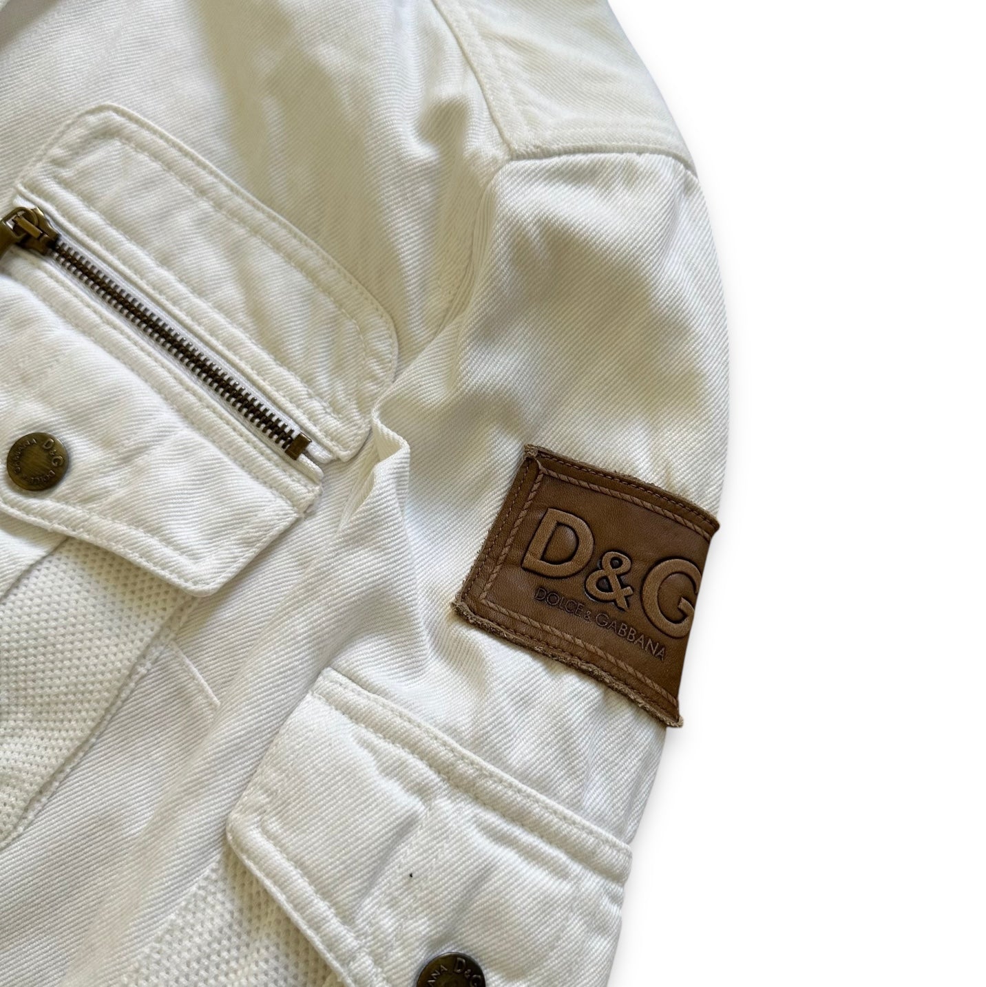 Dolce & Gabbana Cargo Bondage Zipper Jacket