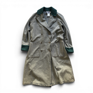 Chanel SS22 Oversized Washed Denim Overcoat Sample