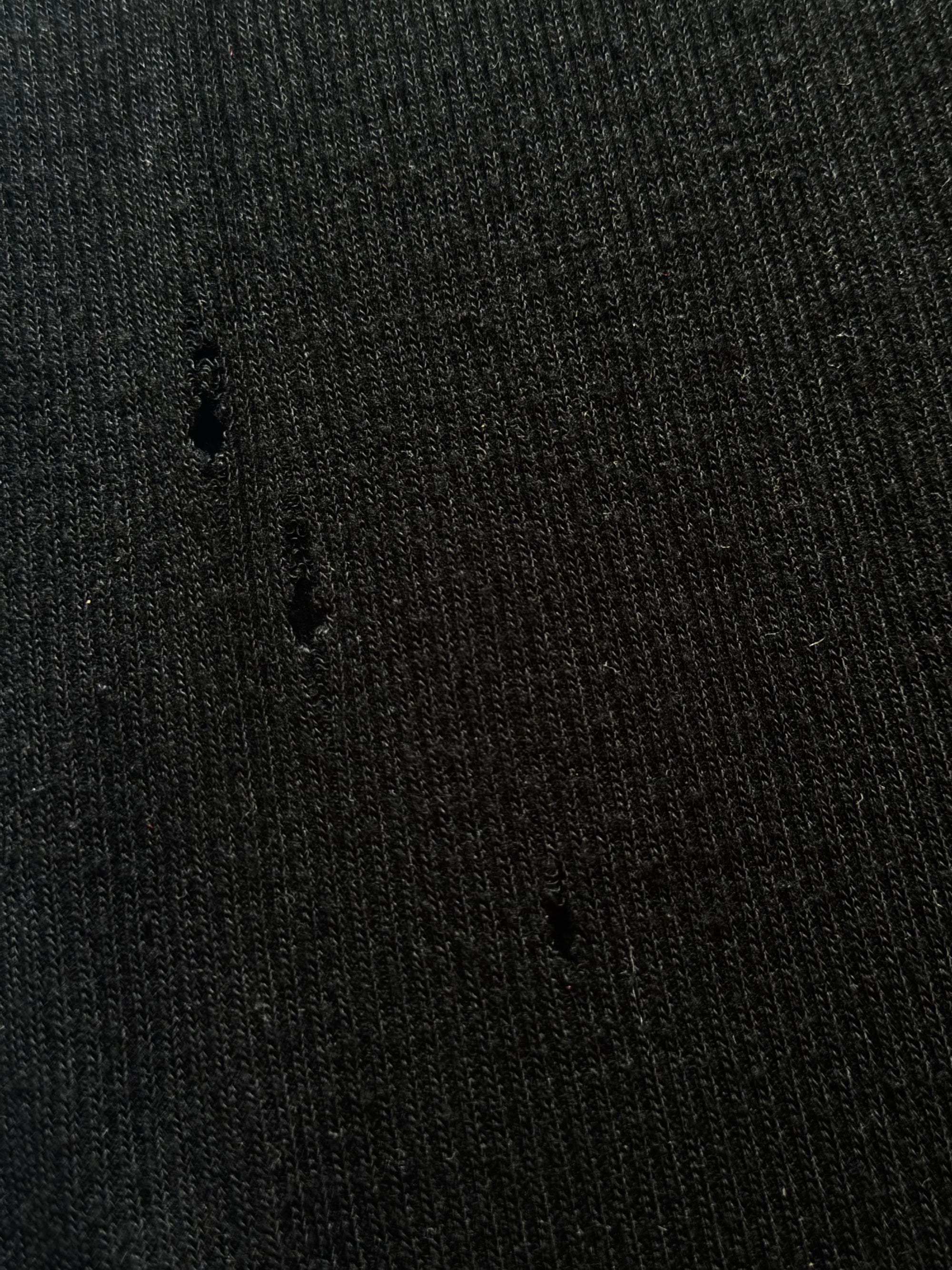 Rick Owens FW14 Black Ribbed Long Cotton Dress