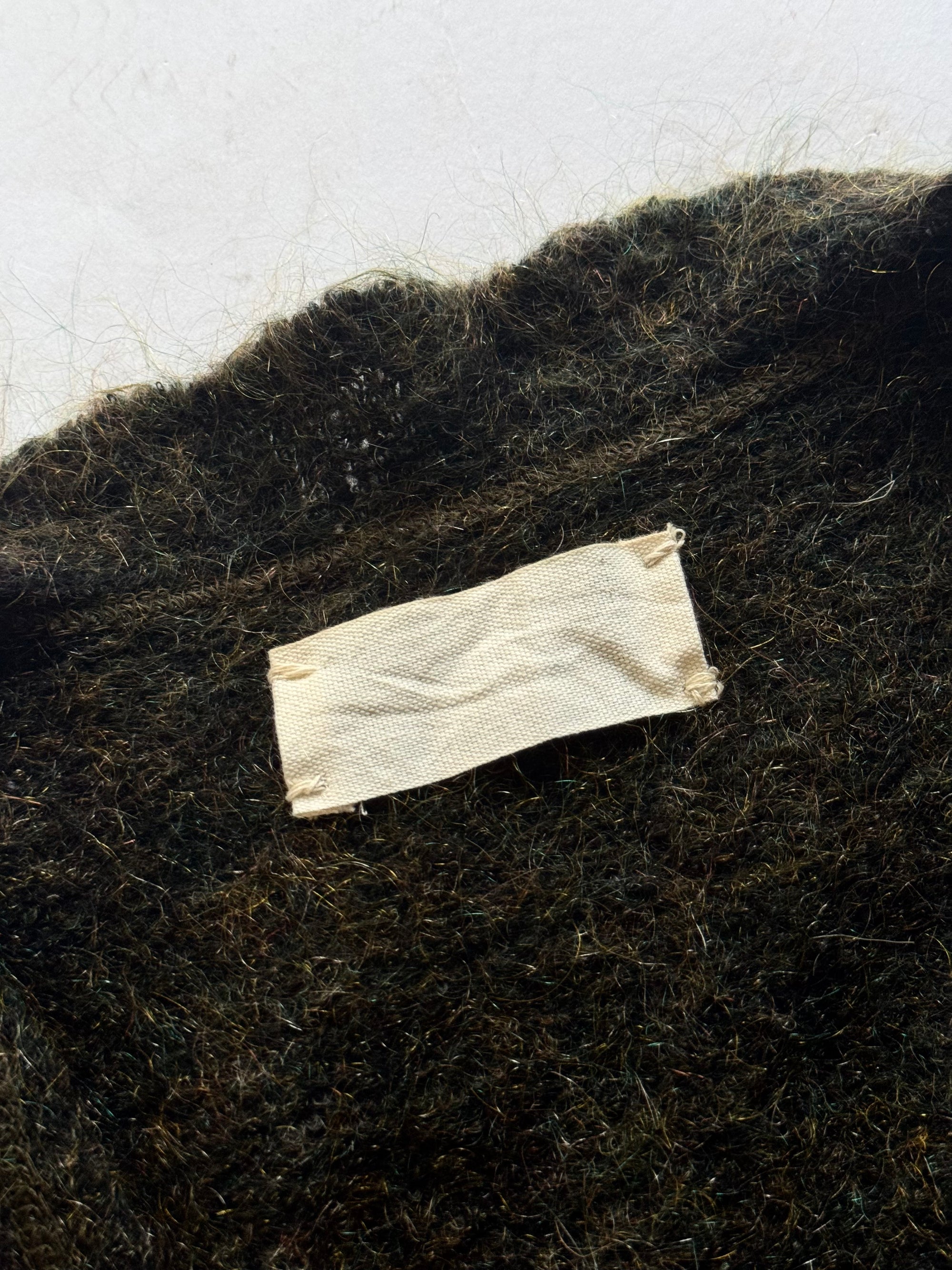 Maison Martin Margiela 90s Miss Deana Boiled Wool Cardigan