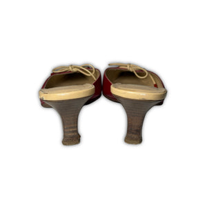 Chanel 2000s by Karl Lagerfeld Laced Mules