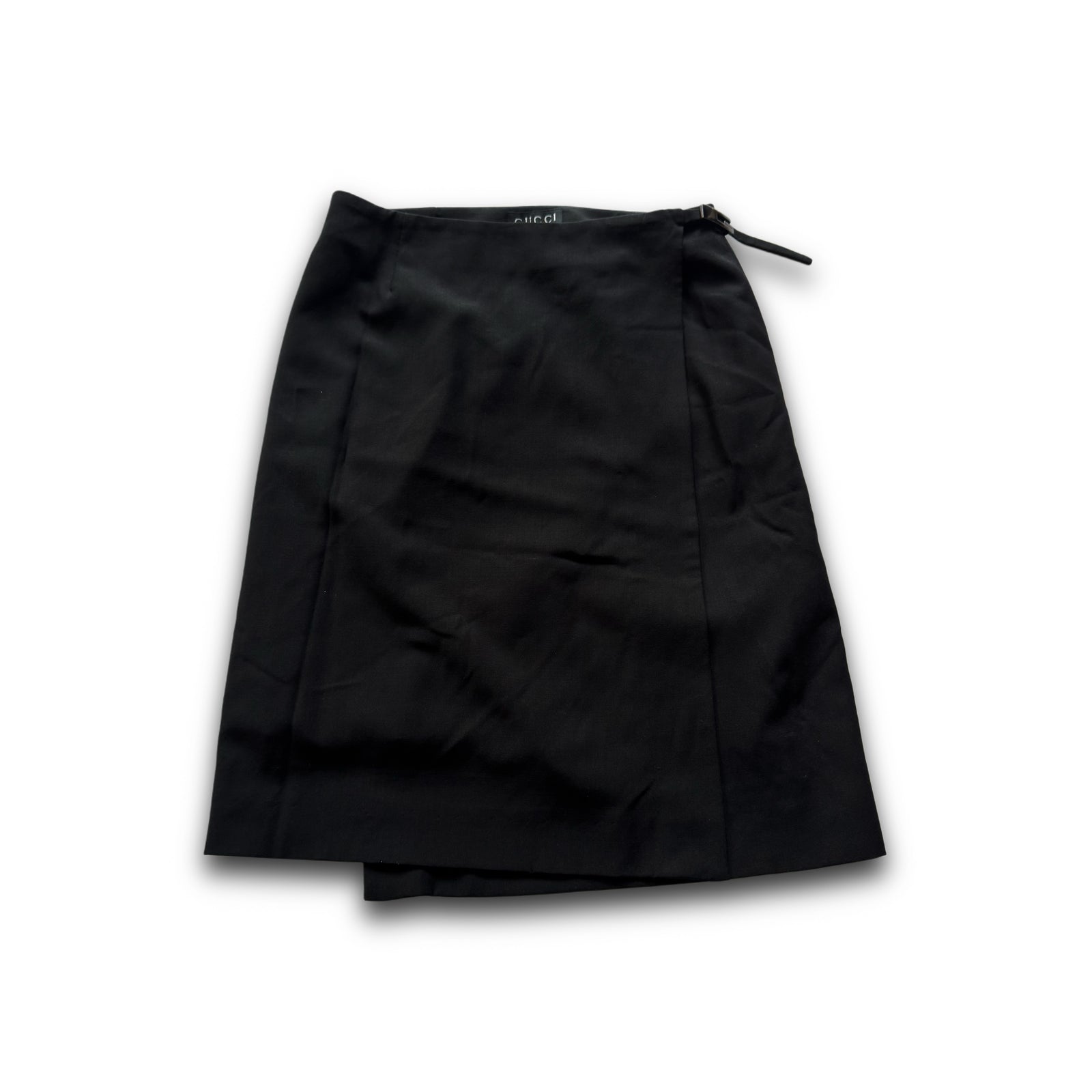 Gucci FW97 by Tom Ford G Metal Buckle Runway Skirt