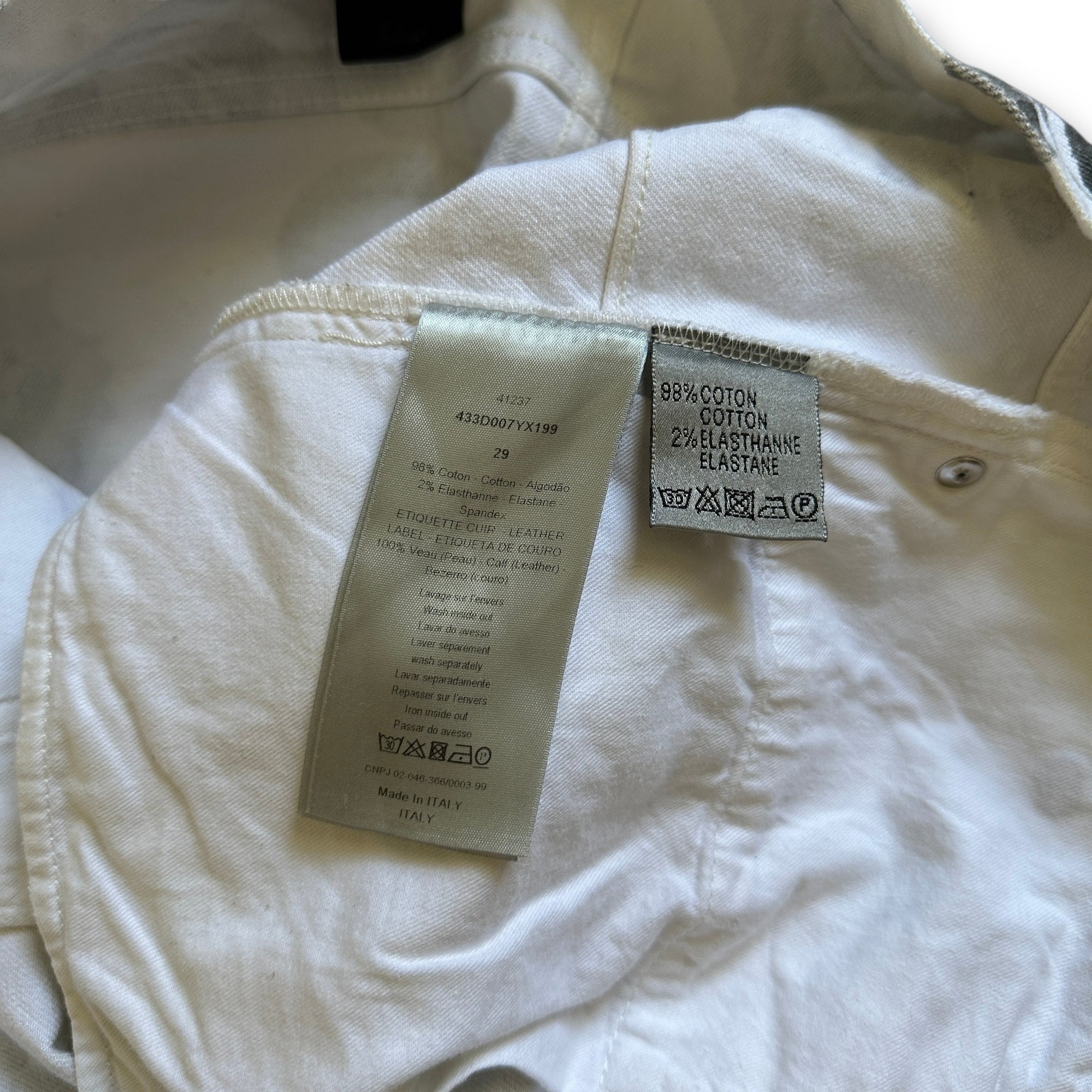 Dior Homme FW16 Rose Print Denim