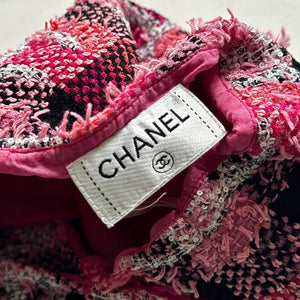 Chanel 2025 Sequined Logo Boucle Mini Skirt Sample