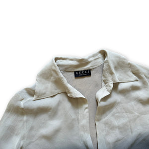 Gucci by Tom Ford SS97 Dip Dye Gradient Silk Blouse