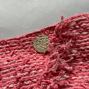 Chanel 2025 Sample Pink Mini Fringed Boucle Skirt