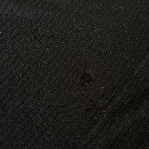 Rick Owens FW14 Black Ribbed Long Cotton Dress