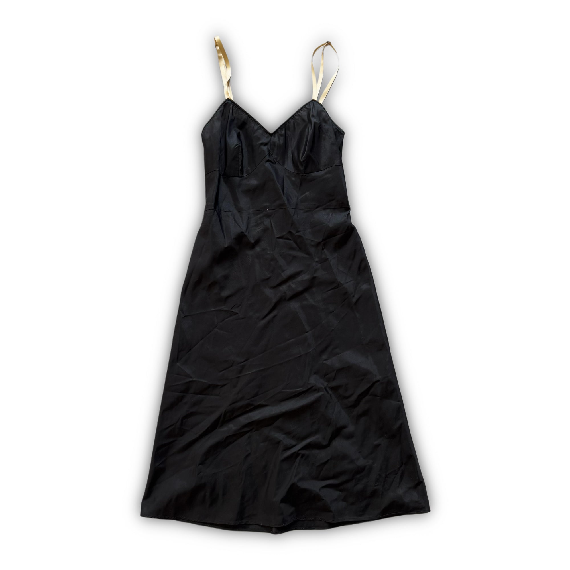Helmut Lang 90s Contrast Lace Dress