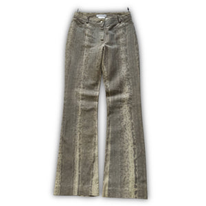 Christian Dior by John Galliano AW02 Lizard Skin Pants