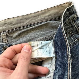 Rick Owens DRKSHDW Vintage Detroit Washed Blue Denim