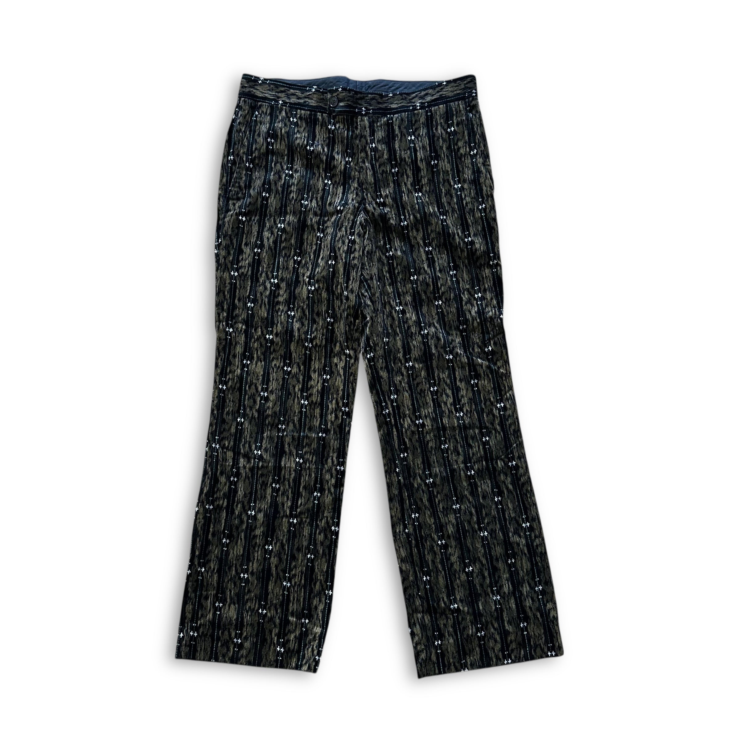 Comme Des Garcons Homme Plus 2001 Velvet Ikat Pants - Ākaibu Store