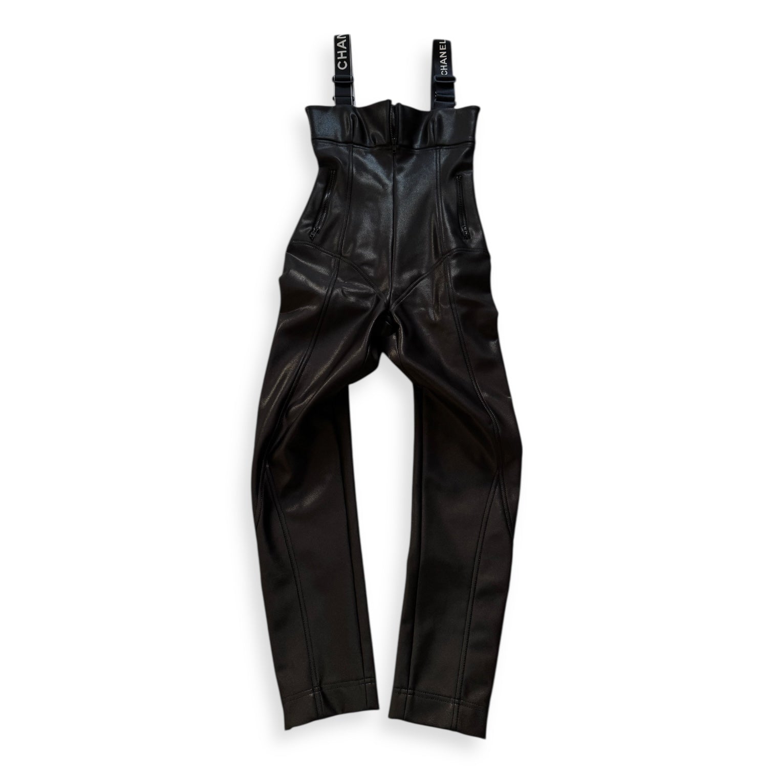 Chanel 2024 Shiny Logo Strap Ski Overall Sample